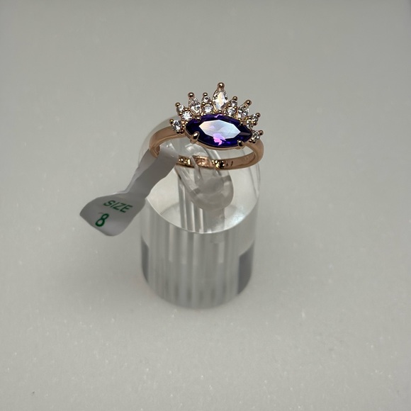 Bomb Party Jewelry - Ring purple topaz size 8
